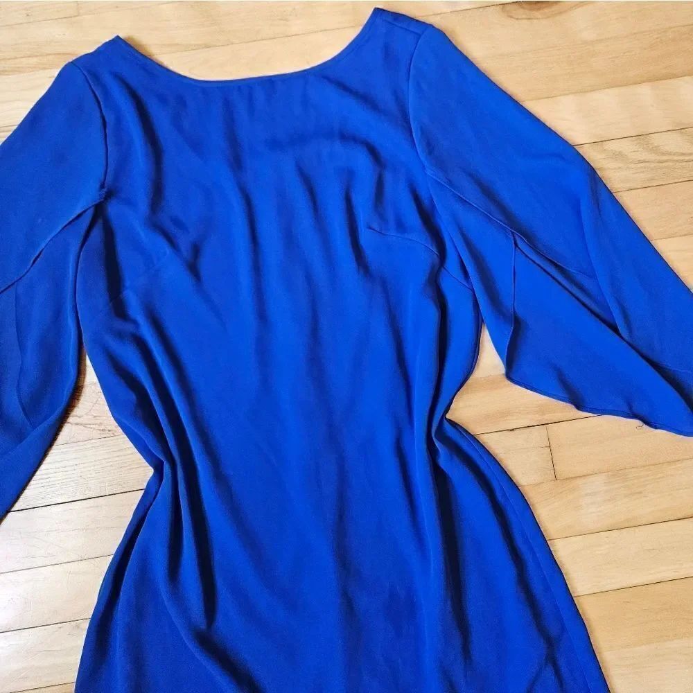 AB Studio Blue Dress - Picture 4 of 11